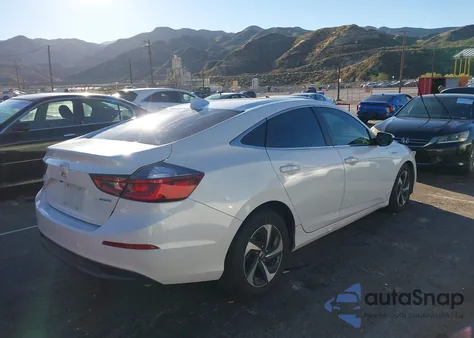 2022 Honda Insight Ex z USA, uszkodzony, nr VIN 19XZE4F52NE005752